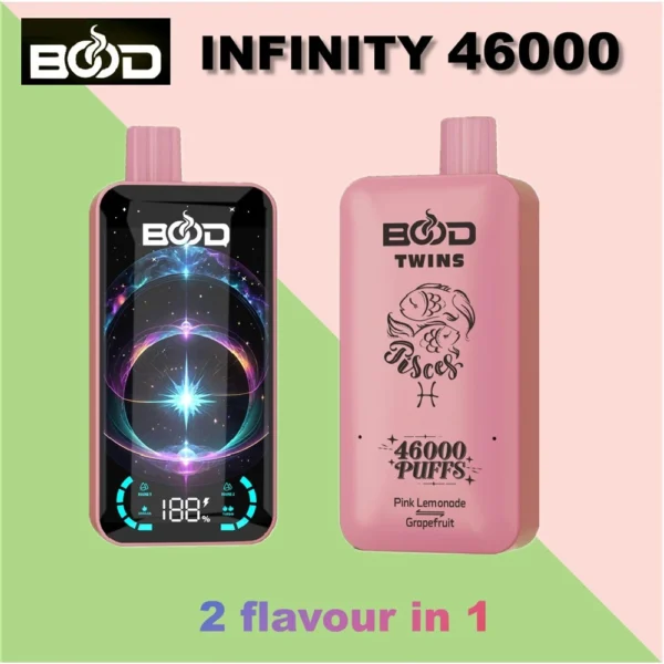 Bood Twins 46000 Puffs Digital Disposable Vape